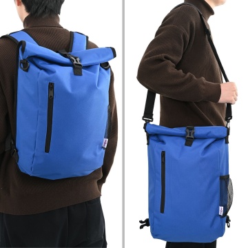 Geanta de bicicletă pentru suport de bagaje 20 L Albastră 31x13x58 cm - Img 1