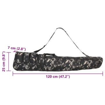 Geantă pentru pușcă cu curea de umăr, 120 cm, țesătură Oxford - Img 6