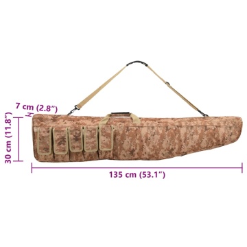 Geantă pentru pușcă cu curea de umăr, 135 cm, țesătură Oxford - Img 6