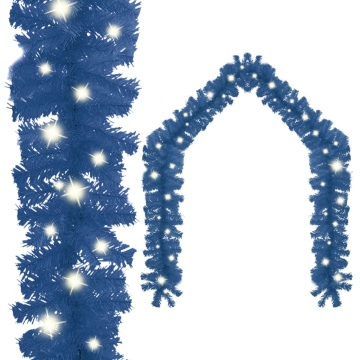 Ghirlandă de Crăciun cu lumini LED, albastru, 5 m - Img 1