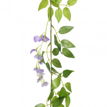 Ghirlande de flori artificiale, 6 buc., violet, 200 cm - Img 6