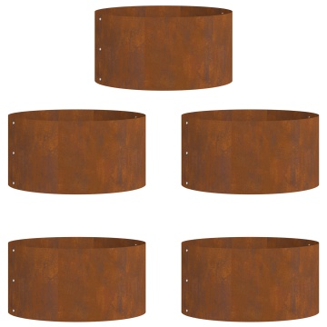 Ghiveci din oțel corten Oțel corten Mare Durabil - Img 2