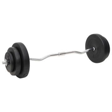 Haltă și gantere cu plăci de greutate, 60 kg - Img 3