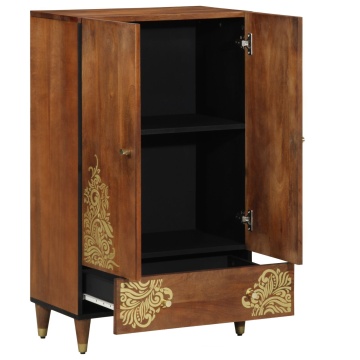 Highboard 60x33x100 cm Lemn masiv din mango - Img 1