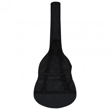 Husă de chitară clasică 1/2, negru, 94x35 cm, material textil - Img 2