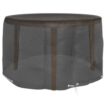 Husă mobilier de grădină, 6 ocheți, rotund, Ø125x75 cm - Img 2