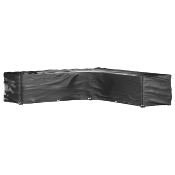 Husă mobilier de grădină formă în L, 20 ocheți, 300x300x70 cm - Img 2