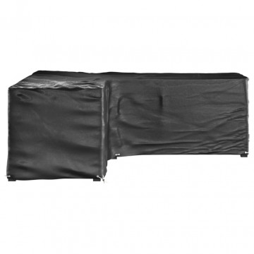 Husă mobilier de grădină în formă de L 16 ocheți, 285x285x90 cm - Img 1