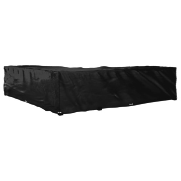 Husă mobilier de grădină în formă de L 20 ocheți, 300x300x70 cm - Img 8