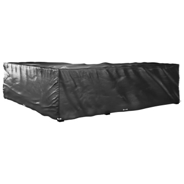 Huse mobilier grădină formă L, 2 buc., 16 ocheți, 285x285x70 cm - Img 5