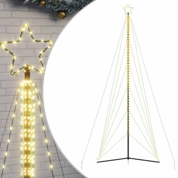Instalație brad de Crăciun 861 LED-uri, alb cald, 478 cm - Img 2