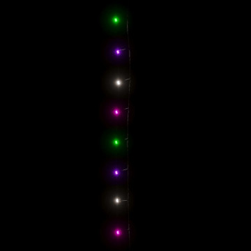Instalație cu 400 LED-uri, pastel multicolor, 40 m, PVC - Img 3