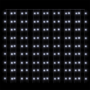Instalație lumini tip perdea 3x3 m 300 LED alb rece 8 funcții - Img 4