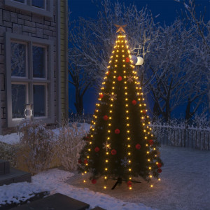 Instalație pom de Crăciun tip plasă cu 250 LED-uri IP44 250 cm - Img 1