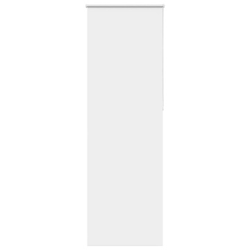 Jaluză cu role opace alb 80x230 cm lățime material 75,7 cm - Img 1