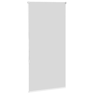Jaluză cu role opace alb 85x130 cm lățime material 80,7 cm - Img 4