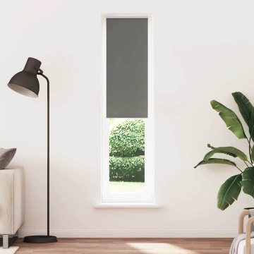Jaluză cu role opace gri 40x210 cm lățime material 35,7 cm - Img 2