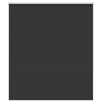 Jaluză cu role opace negru 130x150 cm lățime material 126,6 cm - Img 2
