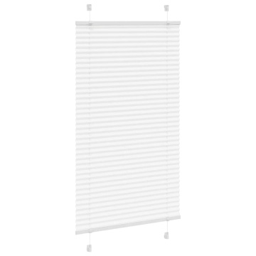 Jaluză plisată alb 75x150 cm Lățime țesătură 74,4cm poliester - Img 3