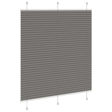 Jaluză plisată Antracit 115x150 cm Lățime țesătură 114,4 cm - Img 4