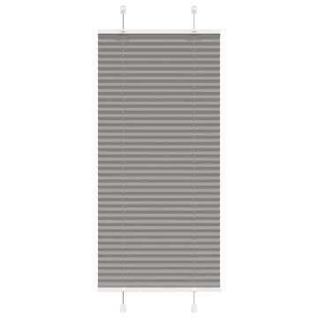 Jaluză plisată Antracit 60x150 cm Lățime țesătură 59,4 cm - Img 1