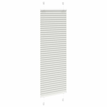 Jaluză plisată gri deschis 50x100 cm Lățime țesătură 49,4 cm - Img 3