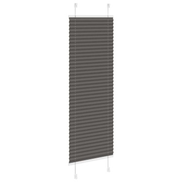Jaluză plisată negru 40x150 cm Lățime țesătură 39,4cm poliester - Img 4