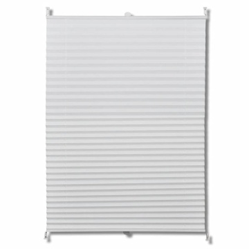 Jaluzea plisse, alb, 40x100 cm, pliuri - Img 2