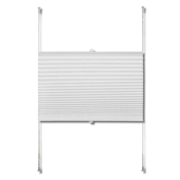 Jaluzea plisse, alb, 70x125 cm, pliuri - Img 4