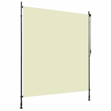 Jaluzea tip rulou de exterior, crem, 200 x 270 cm - Img 1
