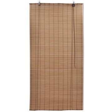 Jaluzea tip rulou, maro, 150 x 160 cm, bambus - Img 3