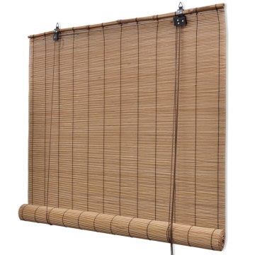 Jaluzele rulabile, 120 x 160 cm, bambus natural - Img 1