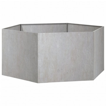 Jardinieră, ruginiu, 90x90x45 cm, oțel corten - Img 3