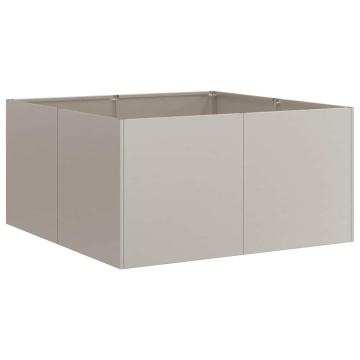 Jardinieră Rusty 80x80x40 cm Oțel pentru intemperii - Img 4