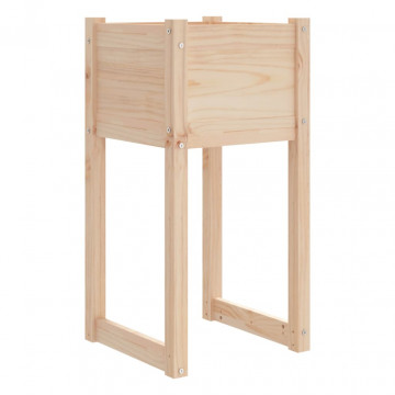 Jardiniere, 2 buc, 40x40x81 cm, lemn masiv de pin - Img 4