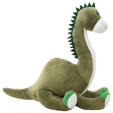 Jucărie dinozaur Brontosaurus, verde, pluș - Img 1