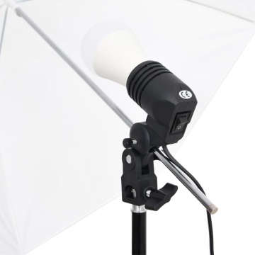 Kit studio foto cu set de lumină și fundal - Img 3