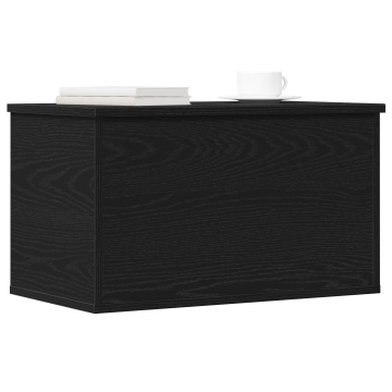 Ladă depozitare cu capac, stejar negru, 60x35x35 cm, lemn - Img 3