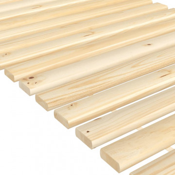 Lamele de pat, 80x200 cm, lemn masiv de pin - Img 7