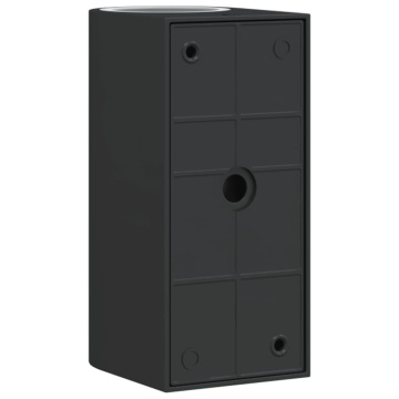 Lampă exterioară de perete, negru, aluminiu turnat sub presiune - Img 5