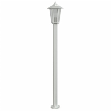 Lampă exterioară de podea, argintiu, 120 cm, oțel inoxidabil - Img 4