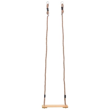 Leagăn de scândură, 200 cm, lemn masiv de pin - Img 2