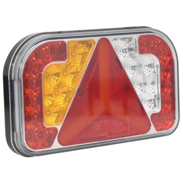 Lumini pentru remorcă, 2 buc., roșu, bec LED 12 V, 24x5x14,5 cm - Img 3