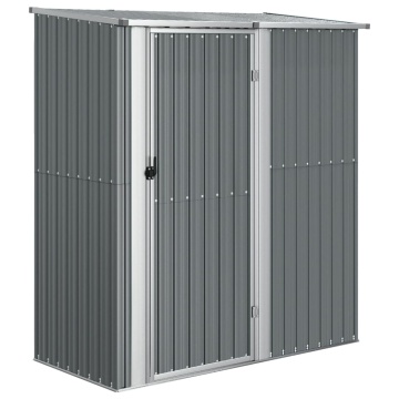 Magazie de grădină, gri, 180,5x97x209,5 cm, oțel galvanizat - Img 2