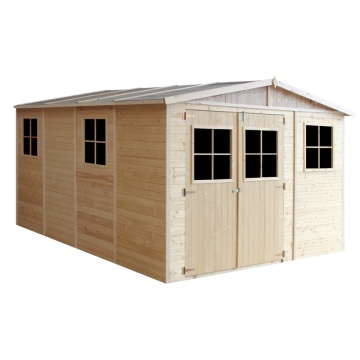 Magazin de gradina din lemn 11x14 ft/12m2 - TIMBELA M336 - Img 1