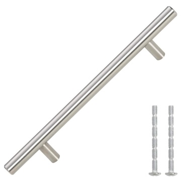 Mânere de dulap, 10 buc., argintiu, 160 mm, oțel inoxidabil - Img 3
