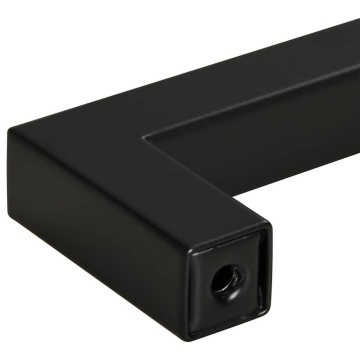 Mânere de dulap, 10 buc., negru, 128 mm, oțel inoxidabil - Img 7