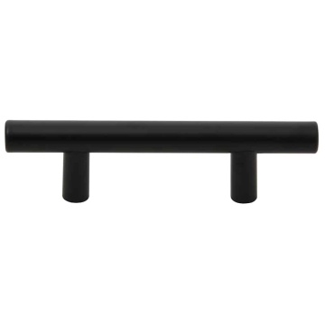 Mânere de dulap, 10 buc., negru, 64 mm, oțel inoxidabil - Img 8
