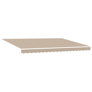 Marchiză manuală retractabilă Bej 450x300 cm, Material de schimb pentru marchiză cadru 4,5x3 m Bej - Img 2