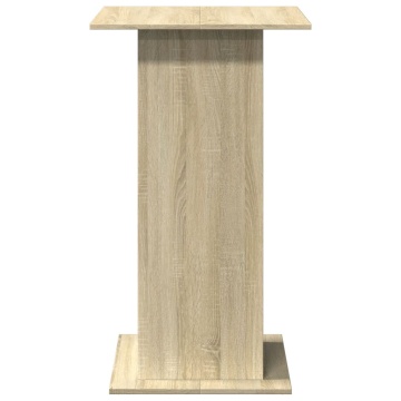 Masă bar cu depozitare stejar sonoma 60x60x102cm lemn prelucrat - Img 8